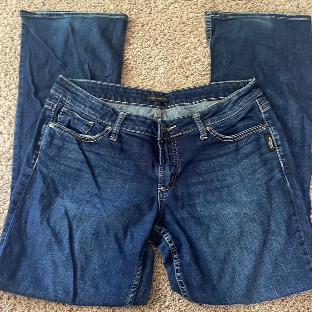 Silver Jeans Women’s -31x33 Suki Slim Boot fit like new only worn a few times